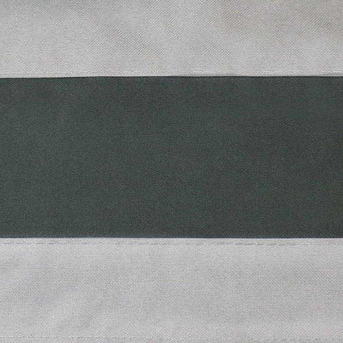 Sunnydaze 60 in 2-Tone Polyester Round Outdoor Fire Pit Cover - Gray/Green