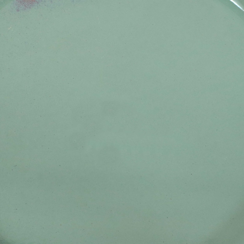 Sunnydaze 12 in Glazed Ceramic Flower Pot/Plant Saucer - Seafoam - Set of 4