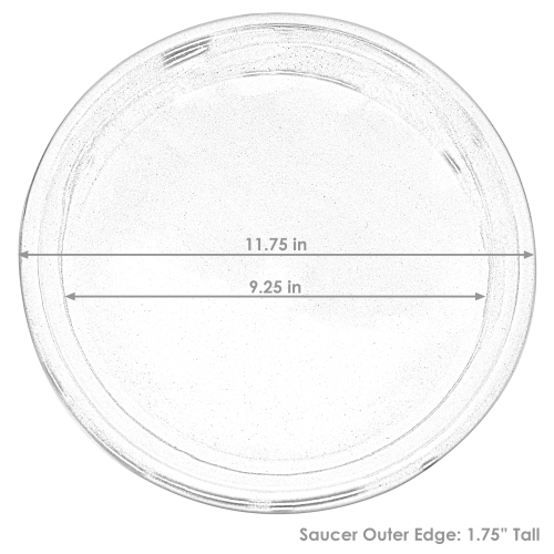 Sunnydaze 9 in Ceramic Flower Pot/Plant Saucer - Dark Green - Set of 4