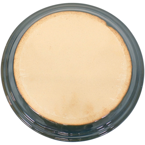 Sunnydaze 9 in Ceramic Flower Pot/Plant Saucer - Dark Green - Set of 4