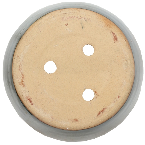 Sunnydaze 15 in Chalet High-Fired Glaze Ceramic Planter - Forest Lake Green