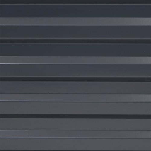 Sunnydaze Galvalume Steel Rectangle Raised Garden Bed - Dark Gray - 71 in