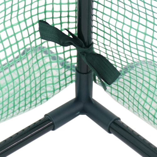 Sunnydaze Steel PVC Cover Mini Cloche Greenhouse with Zipper - Green