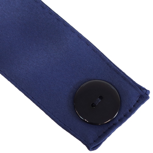 Sunnydaze Indoor/Outdoor Polyester Curtain Tiebacks - Blue - Set of 2