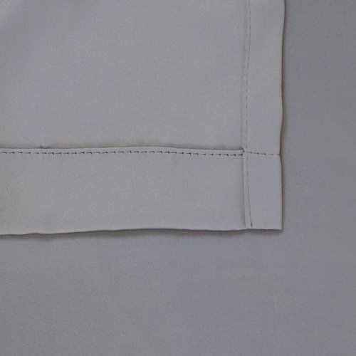 Sunnydaze Outdoor Blackout Curtain Panel - Gray - 52 in x 84 in