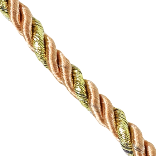 Sunnydaze Indoor/Outdoor Rope Curtain Tiebacks - Copper - Set of 2