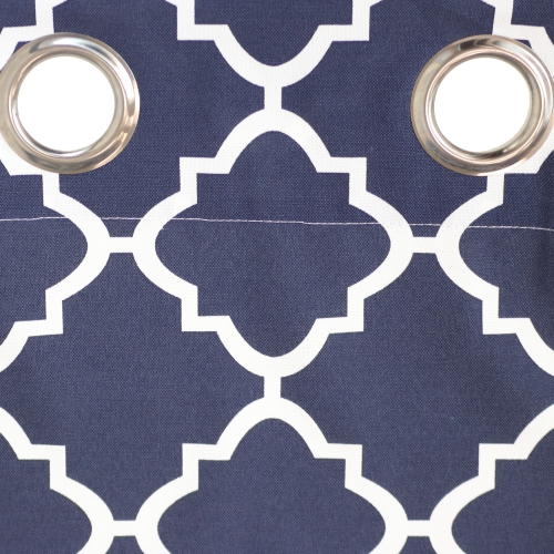 Sunnydaze Indoor/Outdoor Curtain Panel - Blue - 52 in x 108 in