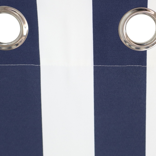 Sunnydaze Indoor/Outdoor Curtain Panel - Stripe - 52 in x 108 in