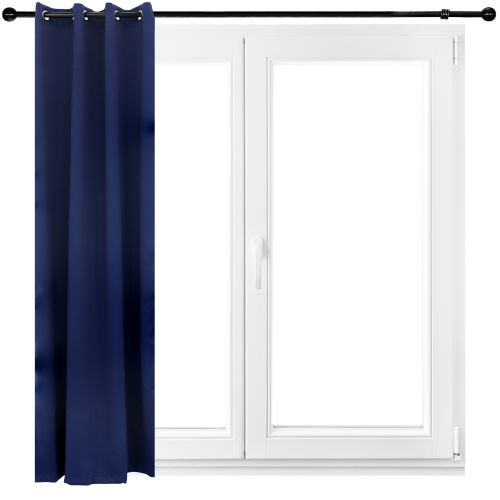 Sunnydaze Outdoor Blackout Curtain Panel - Blue - 52 in x 108 in