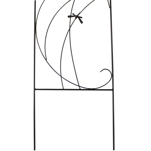 Sunnydaze 55 in Steel Dragonfly Delight Garden Plant Trellis - Set of 2