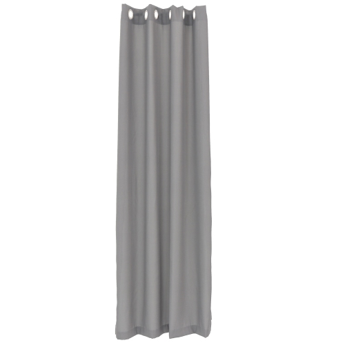 Sunnydaze Simple Outdoor Curtain Panel - Gray - 52 in x 84 in