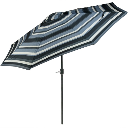 Sunnydaze 9 ft Aluminum Patio Umbrella with Tilt and Crank - Catalina Beach