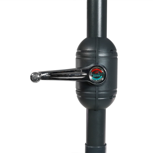 Sunnydaze 9 ft Aluminum Patio Umbrella with Tilt and Crank - Catalina Beach