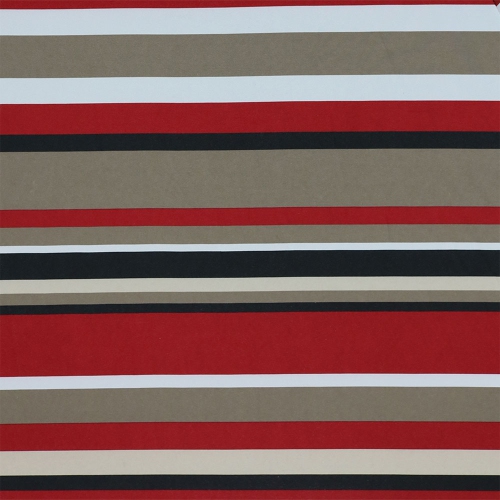 Sunnydaze 9 ft Aluminum Patio Umbrella with Tilt and Crank - Awning Stripe