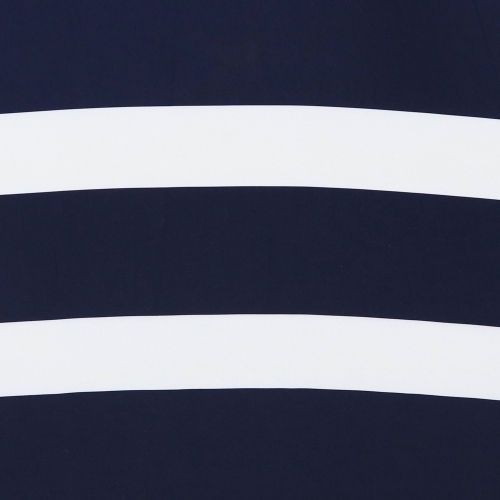 Sunnydaze 9 ft Aluminum Patio Umbrella with Tilt and Crank - Navy Stripe