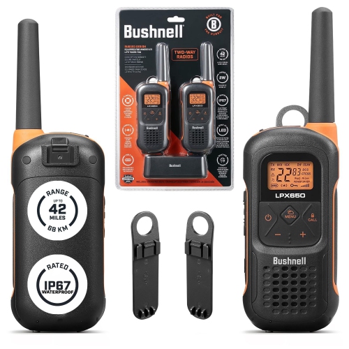 Topsung 4 Pack Rechargeable Walkie Talkies - Long Range 2 Way Radios With NOAA Weather, USB Charging