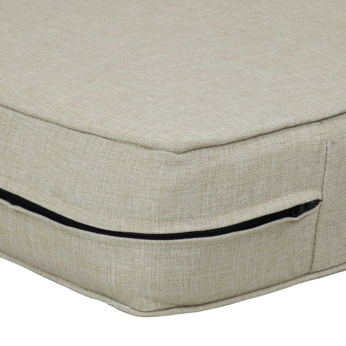 Sunnydaze Indoor/Outdoor Polyester Back and Seat Cushions - Beige
