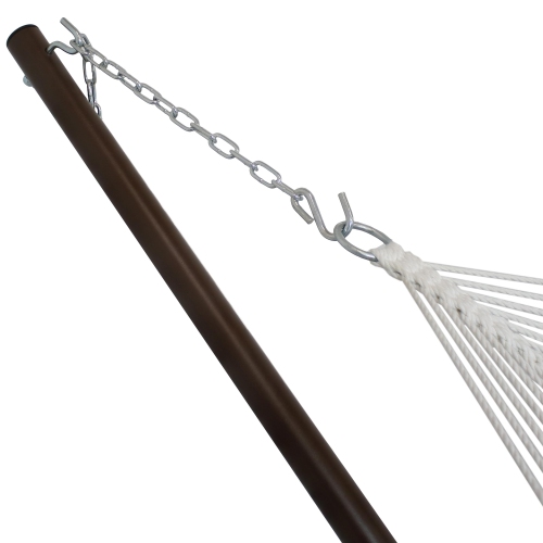 Sunnydaze Powder-Coated Steel Beam Hammock Stand - Bronze - 15 ft