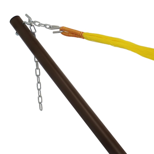 Sunnydaze Powder-Coated Steel Beam Hammock Stand - Bronze - 15 ft