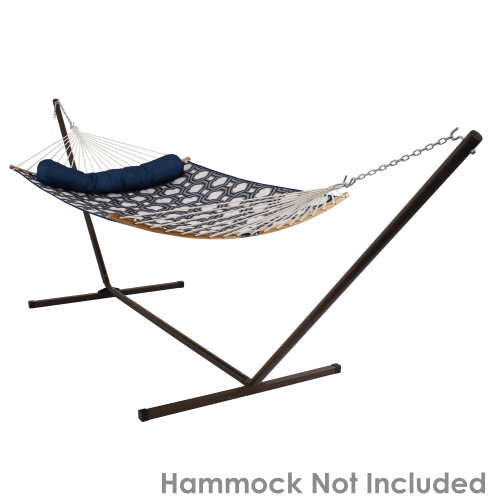 Sunnydaze Powder-Coated Steel Beam Hammock Stand - Bronze - 15 ft