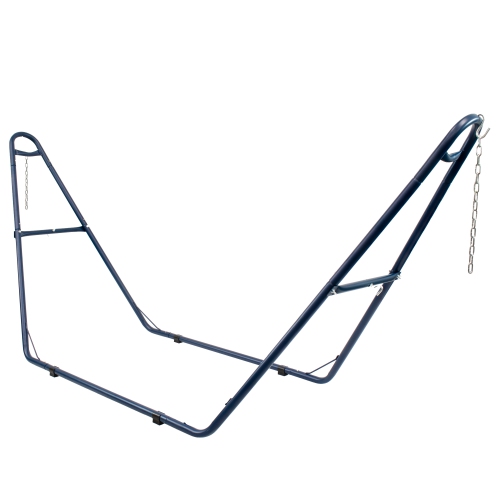 SUNNYDAZE DECOR  Sunnydaze Powder-Coated Steel Universal Hammock Stand - - 124 In Blue