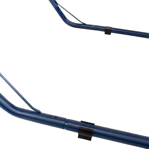 Sunnydaze Powder-Coated Steel Universal Hammock Stand - Blue - 124 in