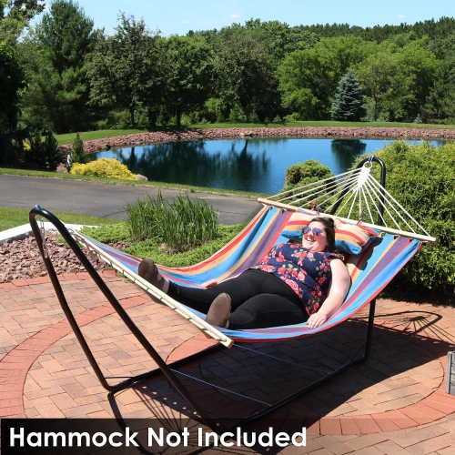 Sunnydaze Powder-Coated Steel Portable Hammock Stand - 10 ft
