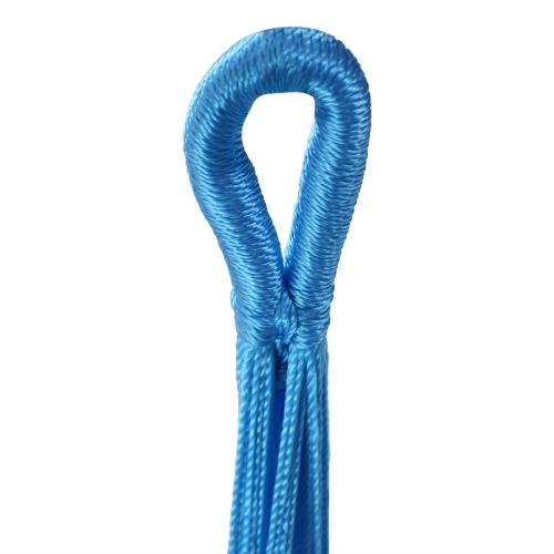 Sunnydaze 2-Person Cotton and Nylon Woven Fabric Hammock - Striped Blue