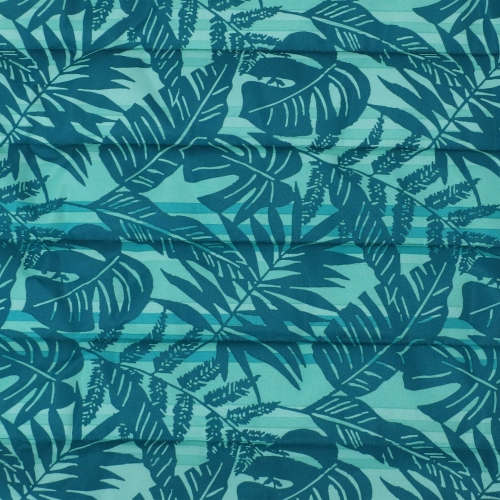 Sunnydaze Large Quilted Hammock with Spreader Bar and Pillow - Blue Tropics