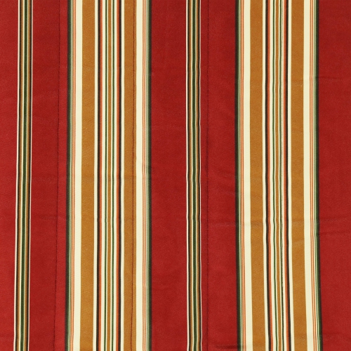 Sunnydaze Large Quilted Hammock with Spreader Bar and Pillow - Red Stripe