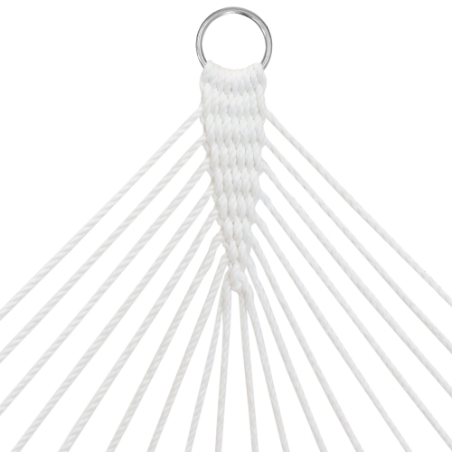 Sunnydaze Large Quilted Fabric Hammock with Spreader Bars - Blue and Green