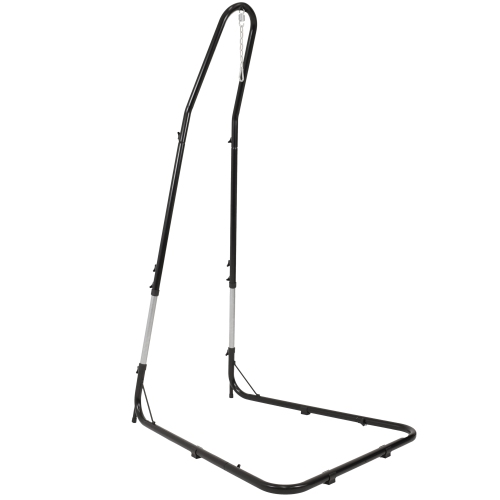 Sunnydaze Powder-Coated Steel Adjustable Hammock Chair Stand - 93 in