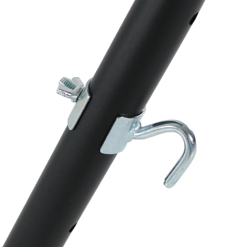 Sunnydaze Steel Hammock Stand with Carrying Case - Black - 100 in