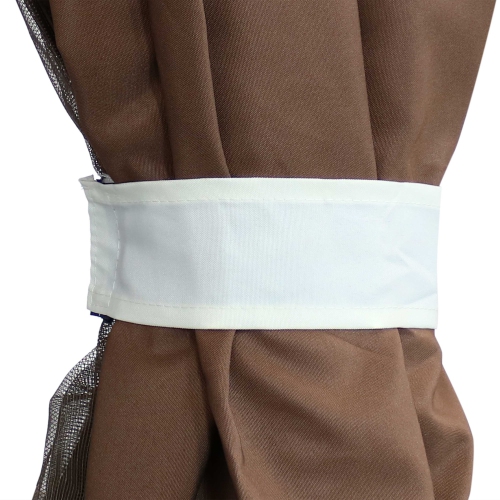 Sunnydaze 10 ft x 10 ft Soft Top Polyester Gazebo with Privacy Wall - Brown