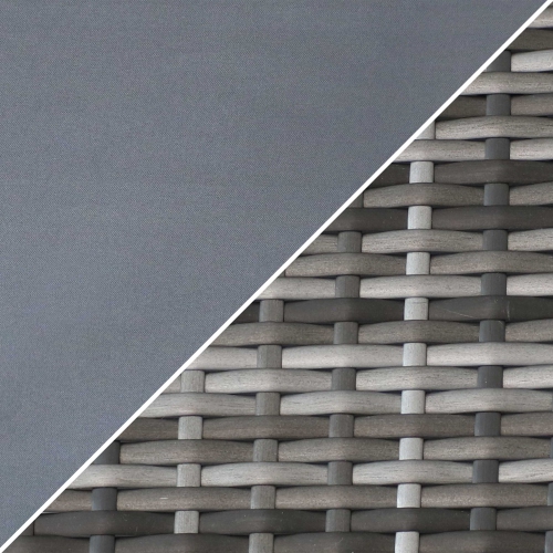 Sunnydaze Ardfield Rattan 4-Piece Patio Furniture Set - Mixed Gray