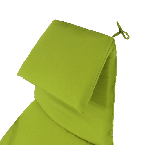 Sunnydaze Outdoor Hanging Lounger Replacement Cushion and Umbrella - Green