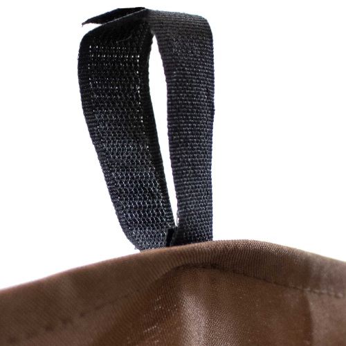 Sunnydaze 4-Piece Polyester Gazebo Sidewall Curtain Set - Brown