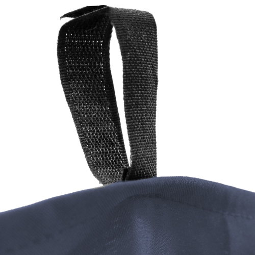 Sunnydaze 4-Piece 10 x 13 ft Polyester Gazebo Sidewall Curtain Set - Navy