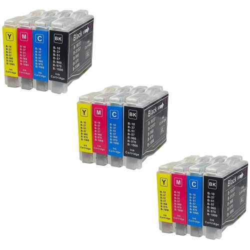axGear Brother LC51 Compatible Ink Cartridge 3 Combo for DCP-130C INTElliFax-1360 MFC-230C