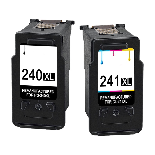 axGear Canon PG-240XL CL-241XL Compatible Ink Cartridge High Yield Combo 1 BK/1 Color PIXMA MG2120, MG2220, MG2530