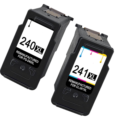 axGear Canon PG-240XL CL-241XL Compatible Ink Cartridge High Yield Combo 1 BK/1 Color PIXMA MG2120, MG2220, MG2530