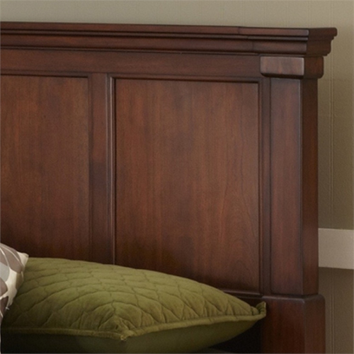 Homestyles Aspen Wood King Headboard in Brown