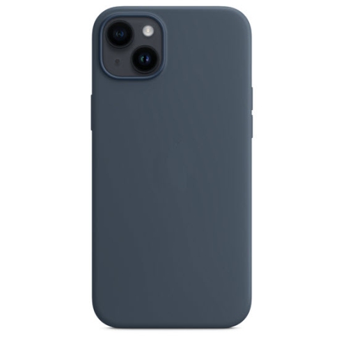 MOBYLI  Iphone 14 Plus Max Slim Protective Silicone Case (Navy Blue)