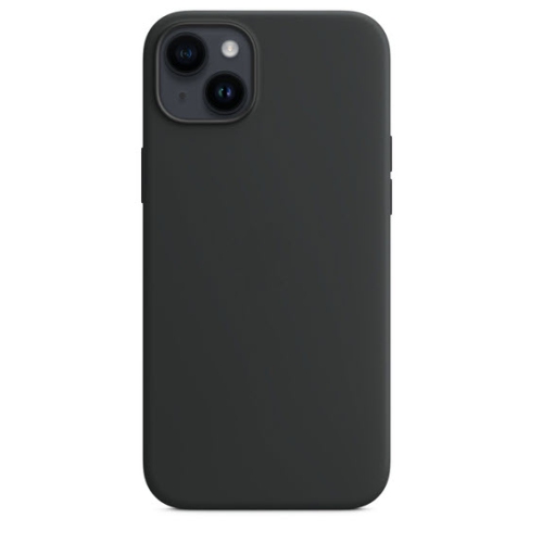 MOBYLI  Iphone 14 Plus Max Slim Protective Silicone Case (Black)