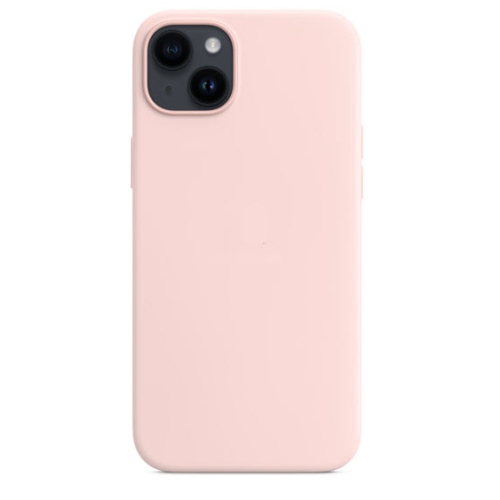 MOBYLI  Iphone 14 Plus Max Slim Protective Silicone Case (Soft Pink)