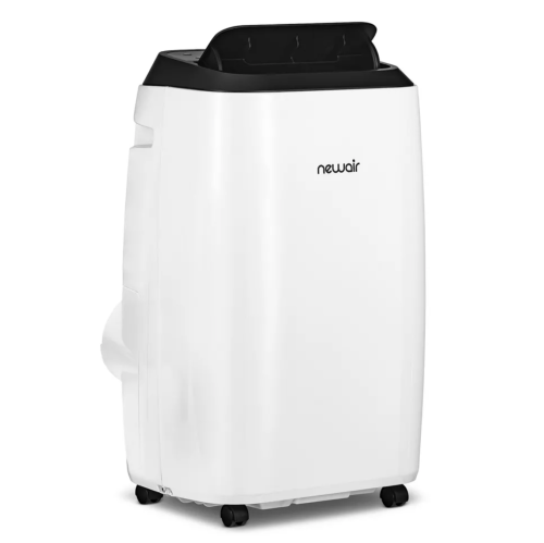 Newair 12,000 BTU Dual Hose Portable Air Conditioner and Heater (7,000 BTU DOE), ClimaSensorTM Remote, Modern AC Design with Easy Setup Window Venting Kit, Self-Evaporative System