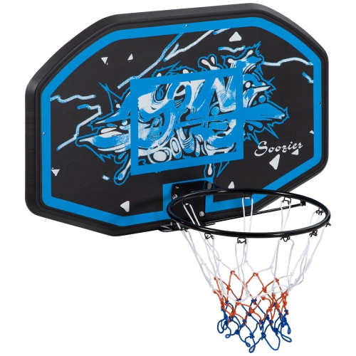 Panier de basket-ball mural de 43 po pour intérieur/extérieur par Soozier  A61-030