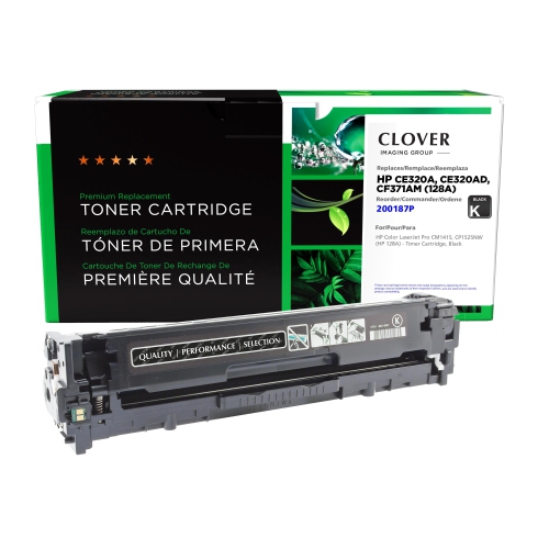 CLOVER IMAGING  Group Remanufactured Black Toner Cartridge for HP 128A - (200187P)