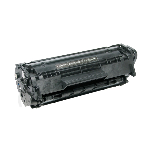 (Refurbished Excellent) - Clover Imaging Group Black Toner Cartridge for HP 12A -