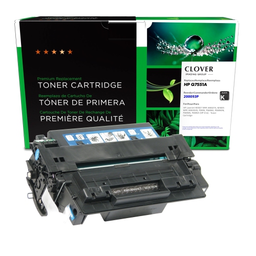 Clover Imaging Group Remanufactured Black Toner Cartridge for HP 51A --Refurbished Excellent